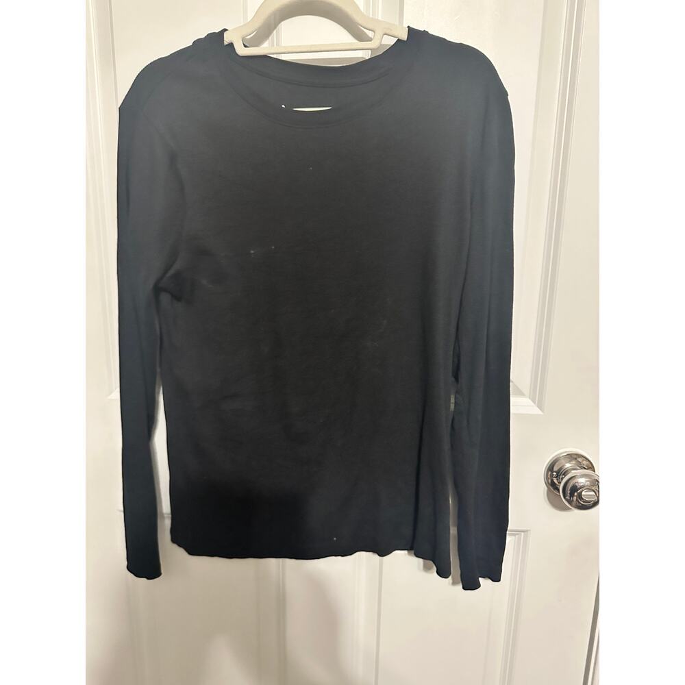 A New Day Women's Long-Sleeved Slim Fit Ribbed T-Shirt XL